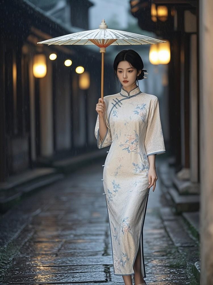旗袍美女：春风十里不如人