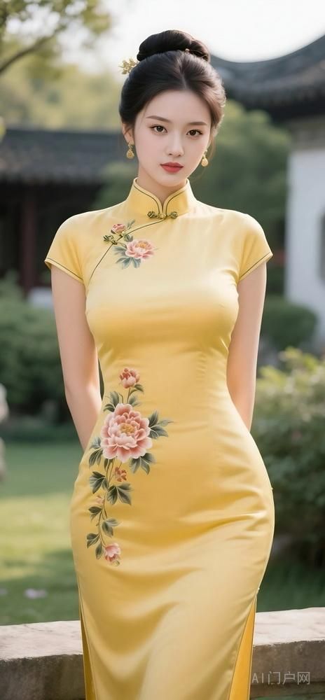 这么漂亮的旗袍美女竟然是AI生成的