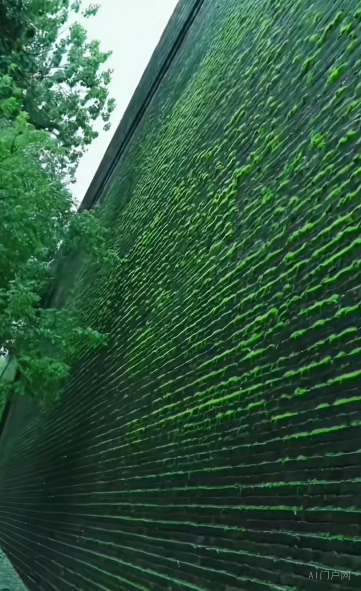 苔痕漫长安——西安城，竟绿了。