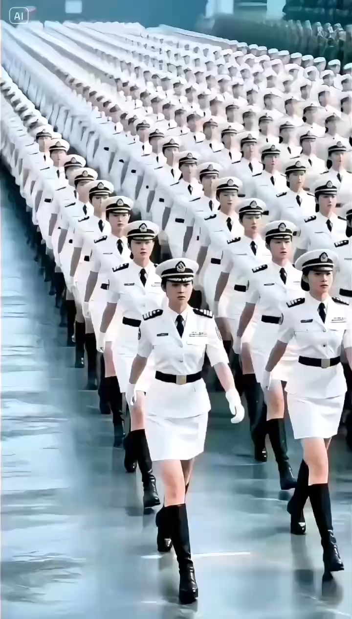 中国女兵，巾帼不让须眉